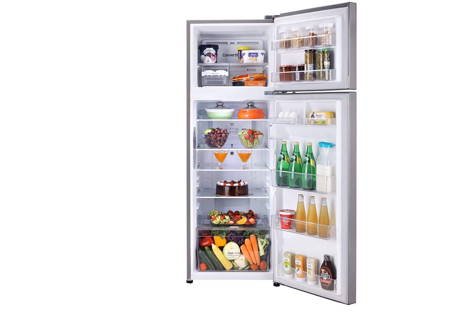LG 308L Double Door Inverter Refrigerator – Shiny Steel