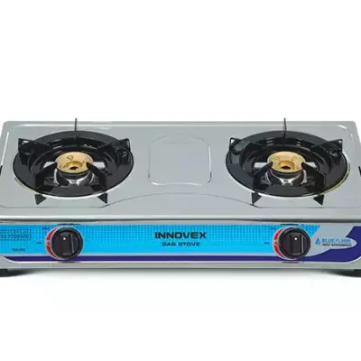 Innovex Stainless Steel Two Burner Gas Stove