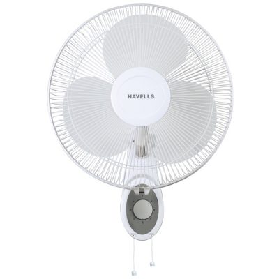 Havells Platina 16″ Wall Fan – 50W Normal Speed (400mm) | White