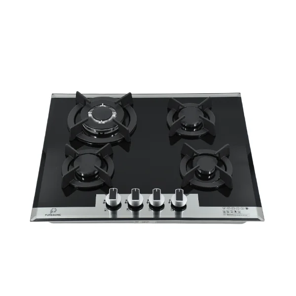 Puresonic 4-Burner Glass Gas Hob (PS-TGBB600)
