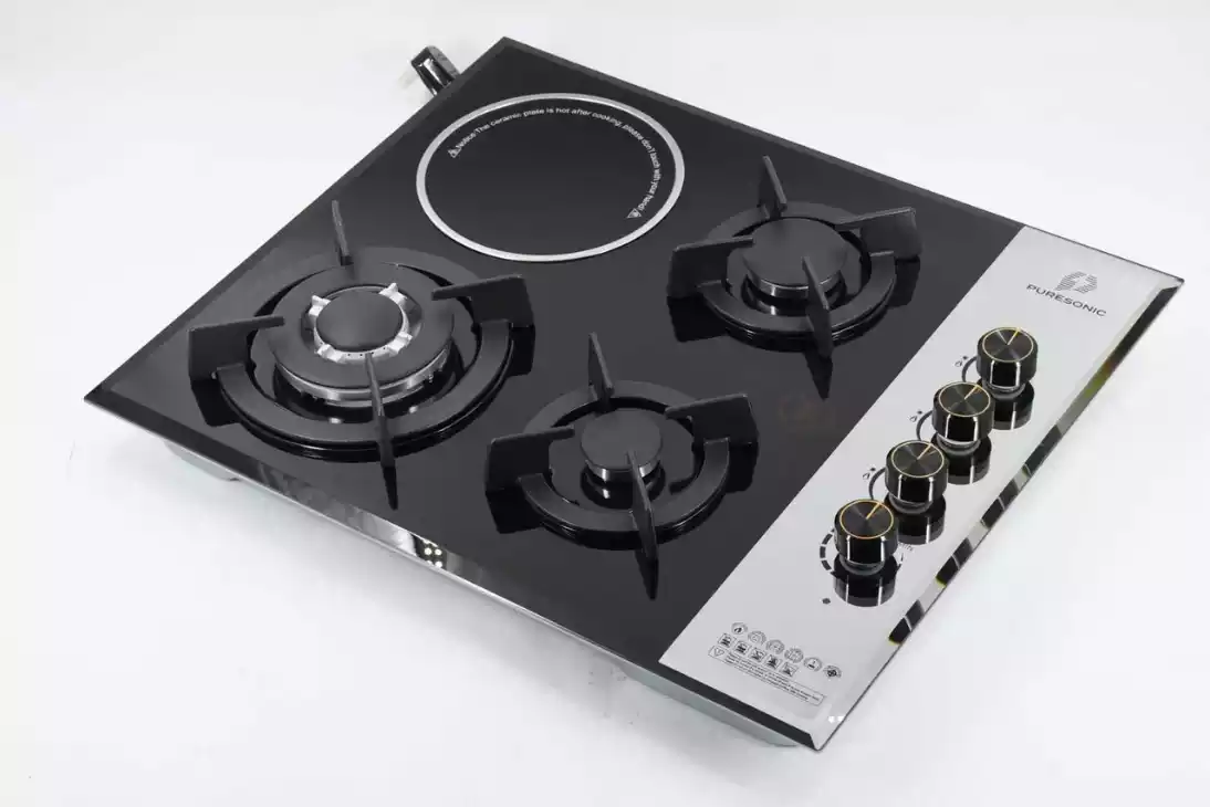 Puresonic Hybrid Gas & Hot Plate Hob (PS-HPTG36060)