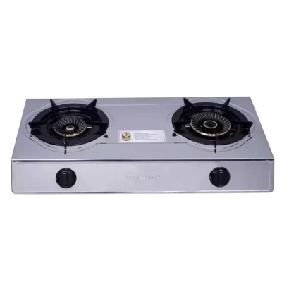 Puresonic 2-Burner Stainless Steel Gas Stove (PS-SSDB72015)